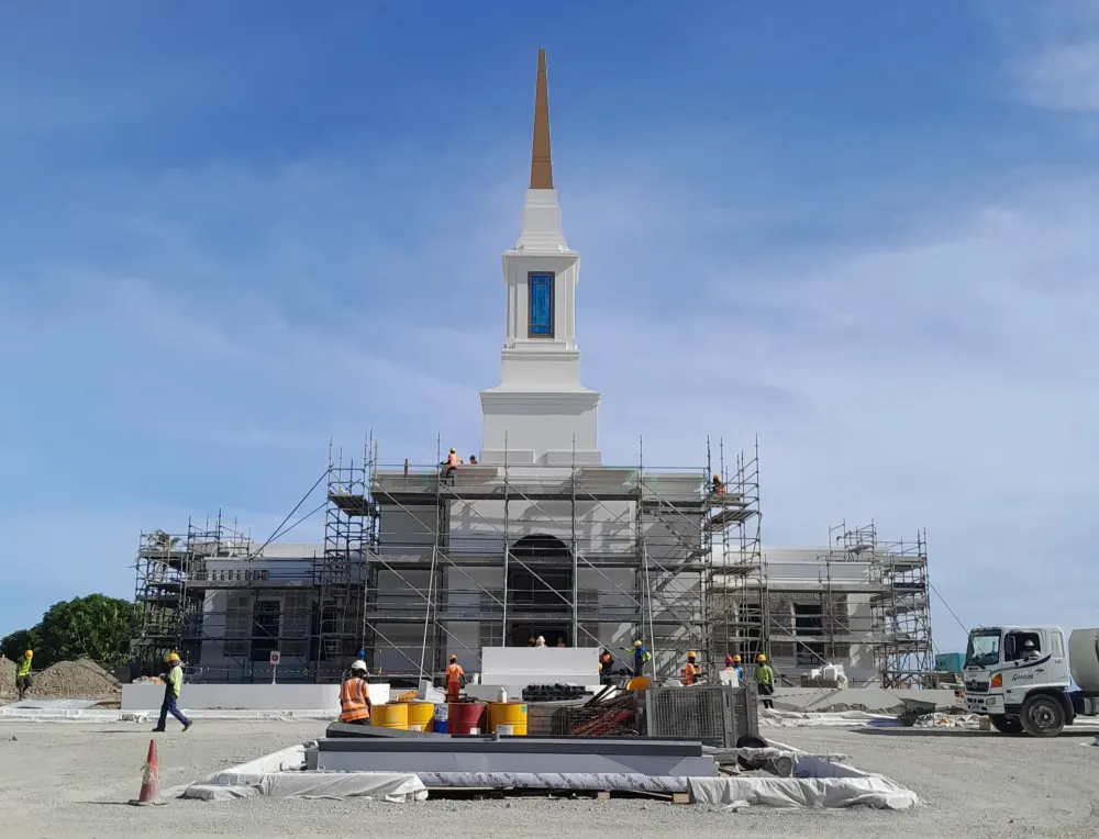 LDS Temple Building project under construction in Port Moresby